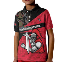 Custom Trinidad and Tobago Cricket Knight Riders Kid Polo Shirt Go Trinbago