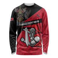 Custom Trinidad and Tobago Cricket Knight Riders Long Sleeve Shirt Go Trinbago