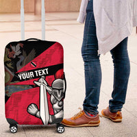 Custom Trinidad and Tobago Cricket Knight Riders Luggage Cover Go Trinbago