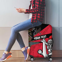 Custom Trinidad and Tobago Cricket Knight Riders Luggage Cover Go Trinbago