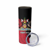 Custom Trinidad and Tobago Cricket Knight Riders Skinny Tumbler Go Trinbago