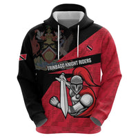 Custom Trinidad and Tobago Cricket Knight Riders Zip Hoodie Go Trinbago