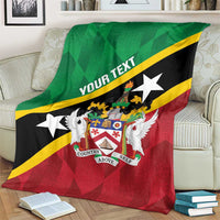 Custom Saint Kitts and Nevis Cricket Blanket Go Champions Patriots