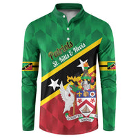 Custom Saint Kitts and Nevis Cricket Button Sweatshirt Go Champions Patriots