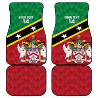 Custom Saint Kitts and Nevis Cricket Car Mats Go Champions Patriots