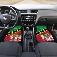 Custom Saint Kitts and Nevis Cricket Car Mats Go Champions Patriots
