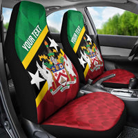 Custom Saint Kitts and Nevis Cricket Car Seat Cover Go Champions Patriots
