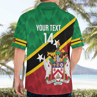 Custom Saint Kitts and Nevis Cricket Hawaiian Shirt Go Champions Patriots