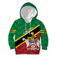 Custom Saint Kitts and Nevis Cricket Kid Hoodie Go Champions Patriots