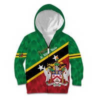 Custom Saint Kitts and Nevis Cricket Kid Hoodie Go Champions Patriots