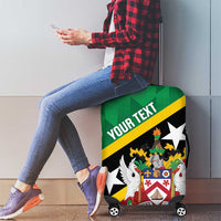 Custom Saint Kitts and Nevis Cricket Luggage Cover Go Champions Patriots