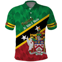 Custom Saint Kitts and Nevis Cricket Polo Shirt Go Champions Patriots
