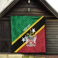 Custom Saint Kitts and Nevis Cricket Quilt Go Champions Patriots