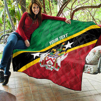 Custom Saint Kitts and Nevis Cricket Quilt Go Champions Patriots