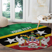 Custom Saint Kitts and Nevis Cricket Round Carpet Go Champions Patriots