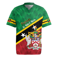 Custom Saint Kitts and Nevis Cricket Rugby Jersey Go Champions Patriots