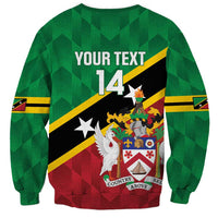 Custom Saint Kitts and Nevis Cricket Sweatshirt Go Champions Patriots