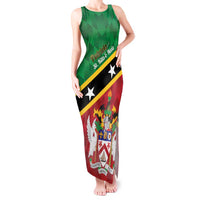 Custom Saint Kitts and Nevis Cricket Tank Maxi Dress Go Champions Patriots