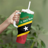 Custom Saint Kitts and Nevis Cricket Tumbler With Handle Go Champions Patriots