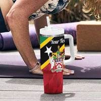 Custom Saint Kitts and Nevis Cricket Tumbler With Handle Go Champions Patriots