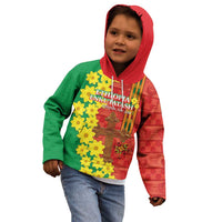 Enkutatash Ethiopia Kid Hoodie Melkam Addis Amet Adey Abeba Flower - Wonder Print Shop