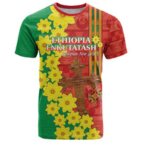 Enkutatash Ethiopia T Shirt Melkam Addis Amet Adey Abeba Flower - Wonder Print Shop