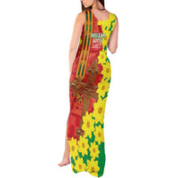 Enkutatash Ethiopia Tank Maxi Dress Melkam Addis Amet Adey Abeba Flower - Wonder Print Shop