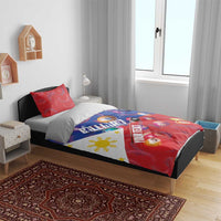 Personalised Philippines Billiards Bedding Set Cue With Balls Flag Style - Wonder Print Shop