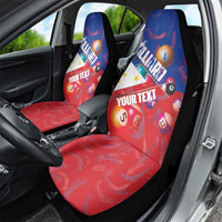 Personalised Philippines Billiards Car Seat Cover Cue With Balls Flag Style - Wonder Print Shop