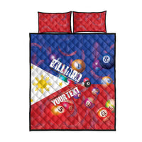 Personalised Philippines Billiards Quilt Bed Set Cue With Balls Flag Style - Wonder Print Shop