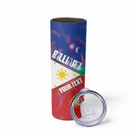Personalised Philippines Billiards Skinny Tumbler Cue With Balls Flag Style - Wonder Print Shop