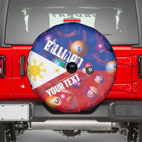 Personalised Philippines Billiards Spare Tire Cover Cue With Balls Flag Style - Wonder Print Shop