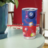 Personalised Philippines Billiards Tumbler Cup Cue With Balls Flag Style - Wonder Print Shop