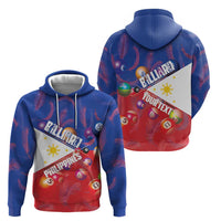 Personalised Philippines Billiards Zip Hoodie Cue With Balls Flag Style - Wonder Print Shop