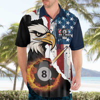 Personalized United States Billiards Hawaiian Shirt Eagle On Fire 8 Ball - Wonder Print Shop