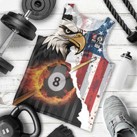 Personalized United States Billiards Men Tank Top Eagle On Fire 8 Ball - Wonder Print Shop
