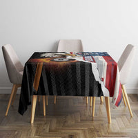 Personalized United States Billiards Tablecloth Eagle On Fire 8 Ball - Wonder Print Shop