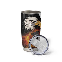 Personalized United States Billiards Tumbler Cup Eagle On Fire 8 Ball - Wonder Print Shop