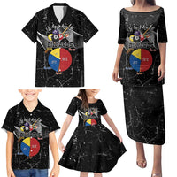Why I Lose At Billiards Family Matching Puletasi and Hawaiian Shirt Funny Grunge Style - Wonder Print Shop