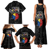 Why I Lose At Billiards Family Matching Tank Maxi Dress and Hawaiian Shirt Funny Grunge Style - Wonder Print Shop