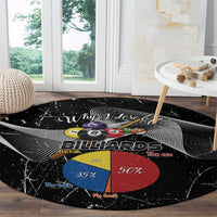 Why I Lose At Billiards Round Carpet Funny Grunge Style - Wonder Print Shop