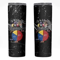 Why I Lose At Billiards Skinny Tumbler Funny Grunge Style - Wonder Print Shop