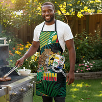 Benin Independence Day Apron Coat Of Arms Leopard Oil Palm Leaves