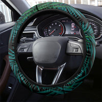 Benin Independence Day Steering Wheel Cover Coat Of Arms Leopard Oil Palm Leaves