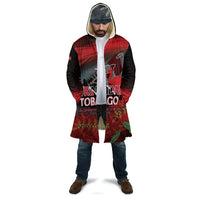 Personalized Trinidad and Tobago Independence Day Cloak Scarlet Ibis And Chaconia Flowers