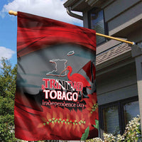 Trinidad and Tobago Independence Day Garden Flag Scarlet Ibis And Chaconia Flowers