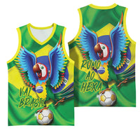 Vai Brasil Football Basketball Jersey 2026 Go Canarinho Macaw Parrot Flag Proud