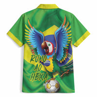 Vai Brasil Football Hawaiian Shirt 2026 Go Canarinho Macaw Parrot Flag Proud