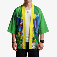 Vai Brasil Football Kimono 2026 Go Canarinho Macaw Parrot Flag Proud