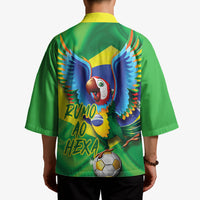 Vai Brasil Football Kimono 2026 Go Canarinho Macaw Parrot Flag Proud
